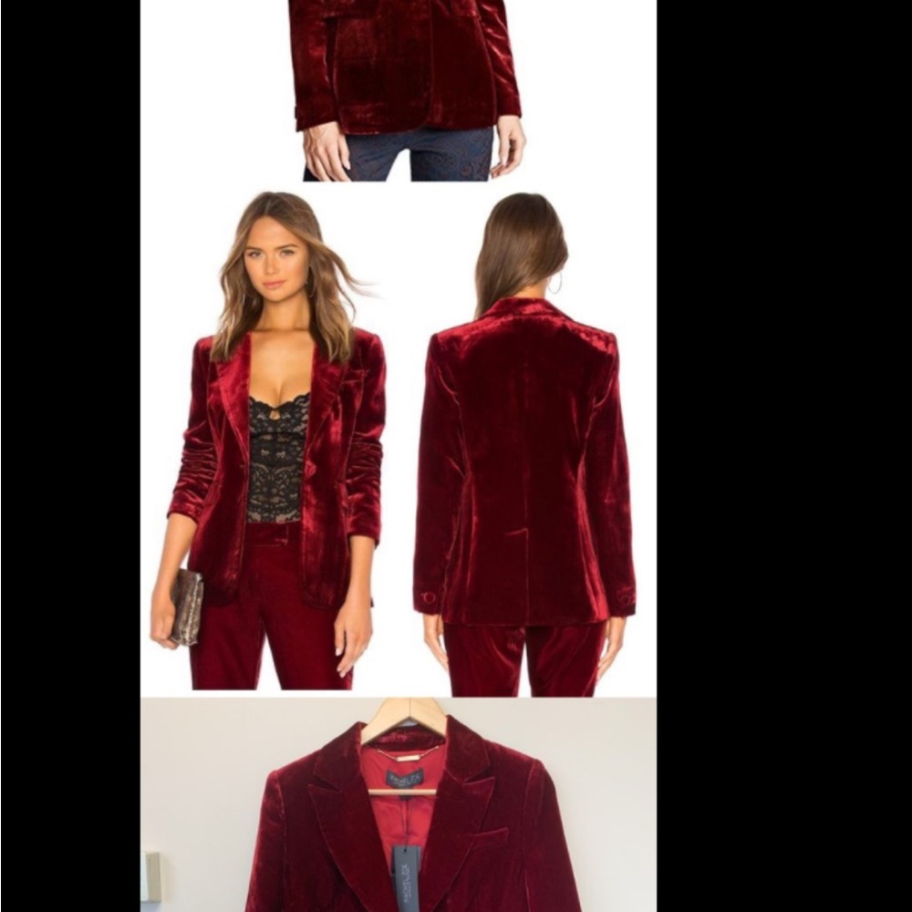 Rachel Zoe Jerri Velvet Blazer, size 6
